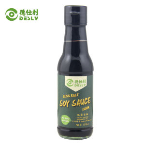 MSG-free less-salt dark soy sauce 150 ml