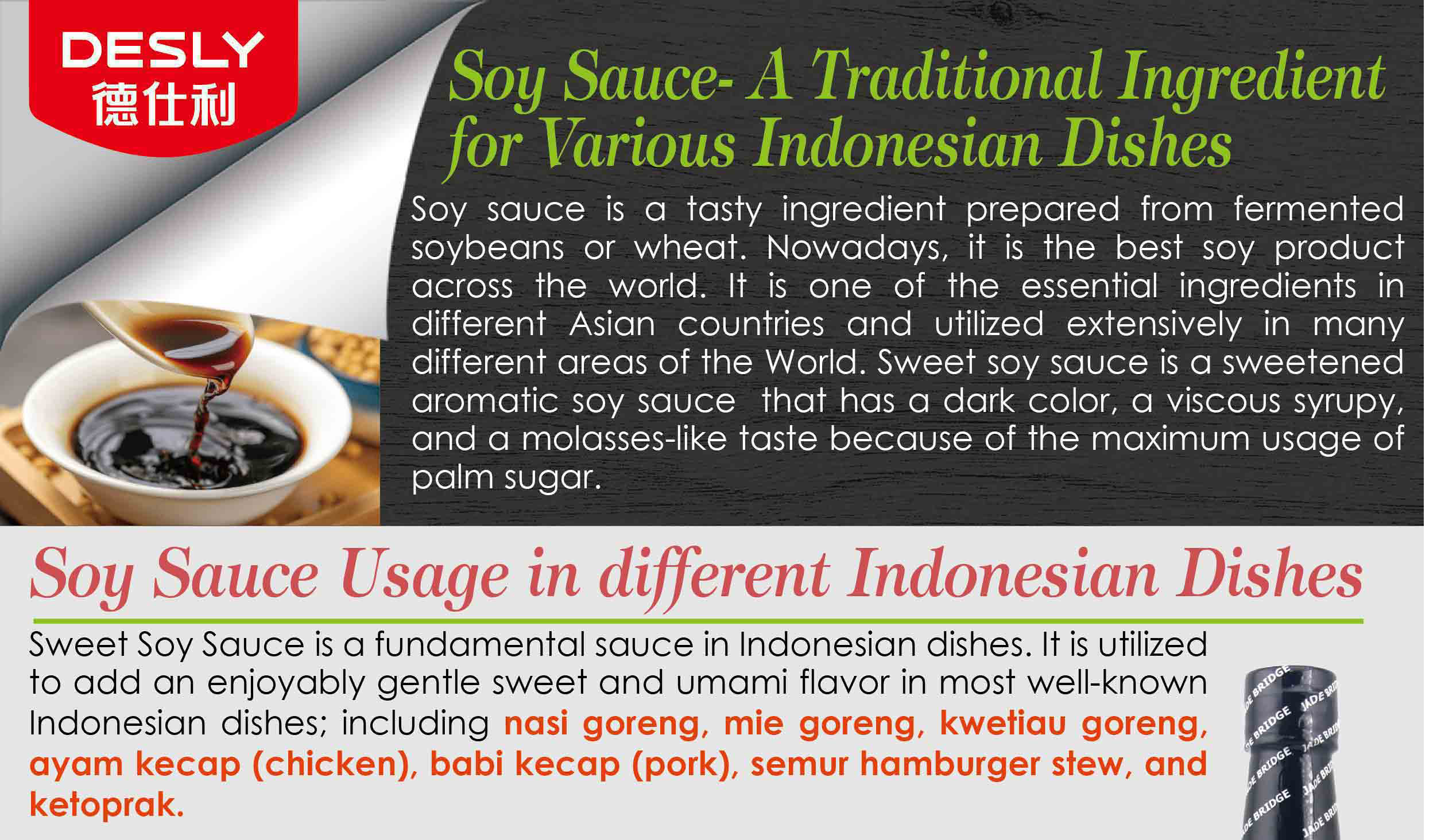 Soy Sauce in Indonesia Recipes