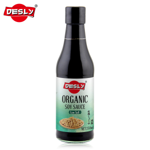 250 ml Organic Less Salt Soy Sauce