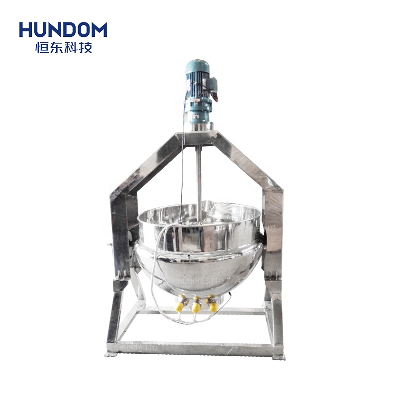 Industrial Sugar Cooking Pots With Mixer/Jam Jacketed Cooker With