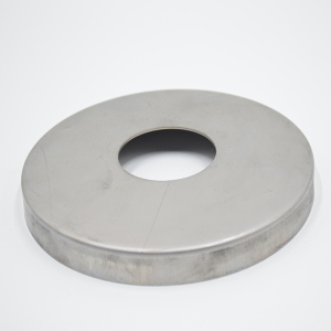 Stainless steel plate with hole