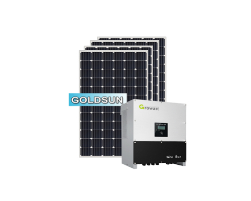 5KW on grid solar power station 