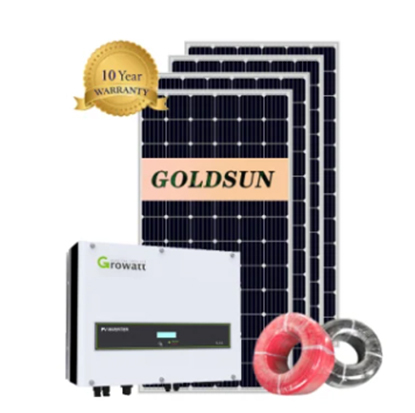 Goldsun 10kw Solar System Hybrid Solar Power System