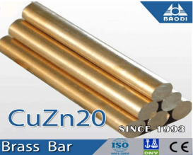 Cuzn20 H65 1/2h Brass Round Rod Billet Bar for Bathroom Decoration