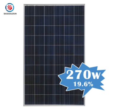 High Efficiency 270watt 275watt 280watt Temsol Solar Panel for Solar Power System