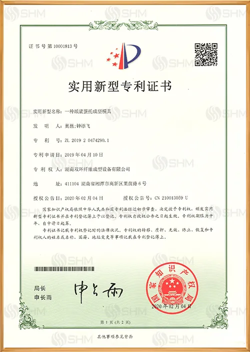 Patent Certificate