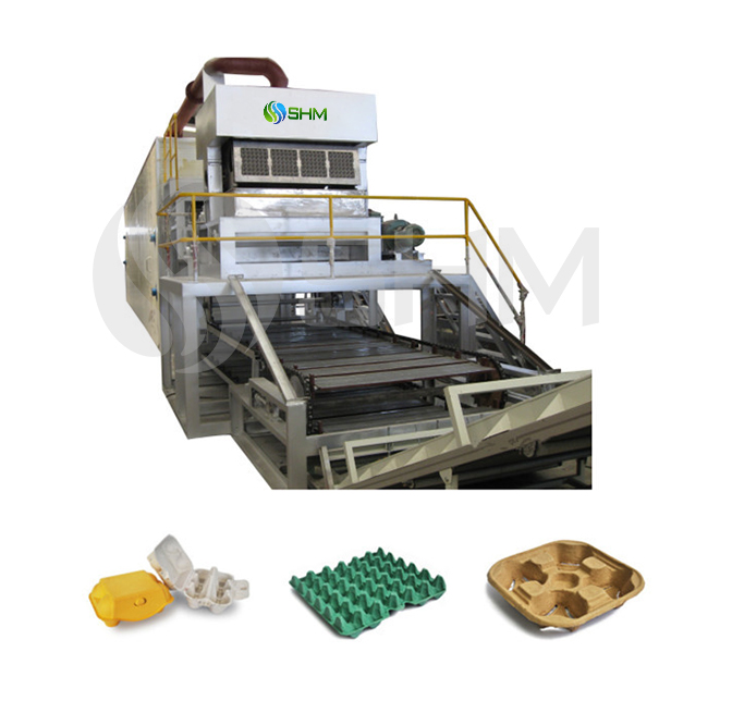 Machine de fabrication de plateaux à œufs pour le recyclage du papier usagé