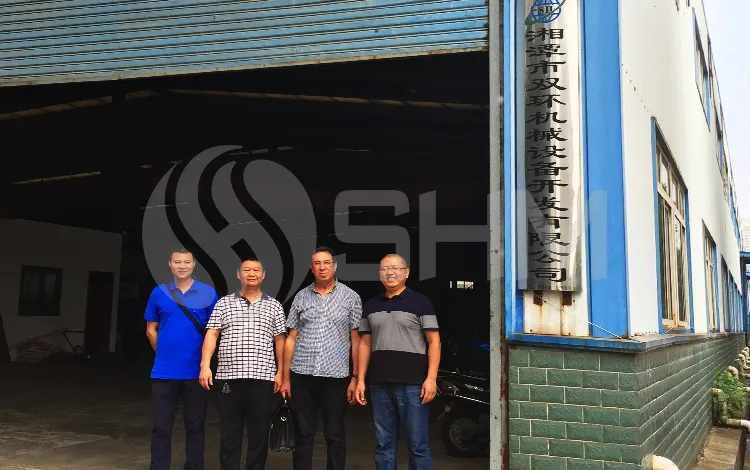 Customers visit the factory