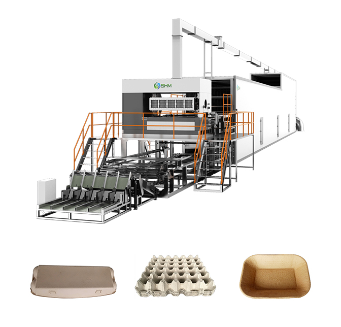 Máquina automática de fabricación de cartón para huevos