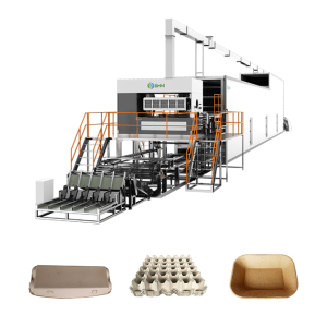 Machine automatique de fabrication de boîtes d'œufs