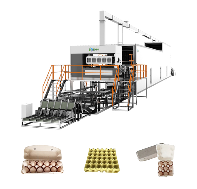 Оборудование для производства яичных лотков из бумажной массы