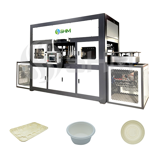 Machine de fabrication de vaisselle biodégradable
