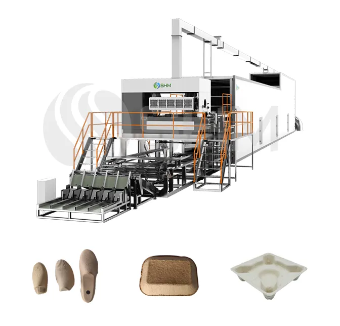 Máquina para fabricar macetas de pulpa