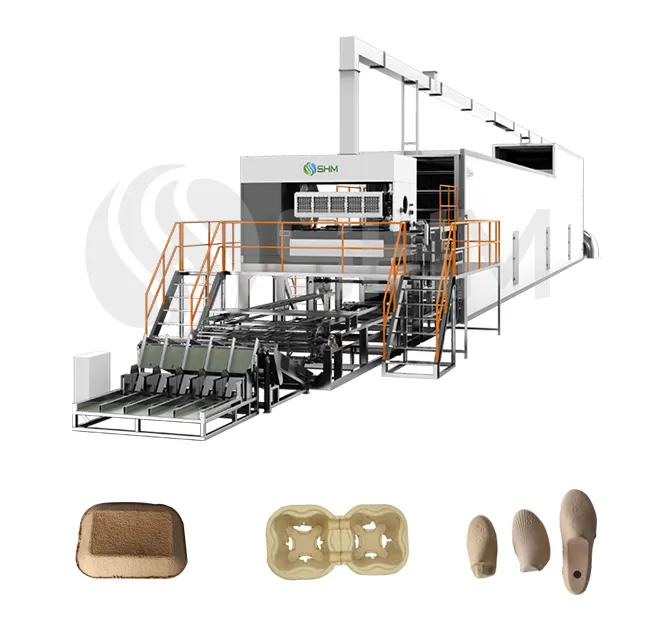 Sugarcane Bagasse Pulp Tray Making Machine