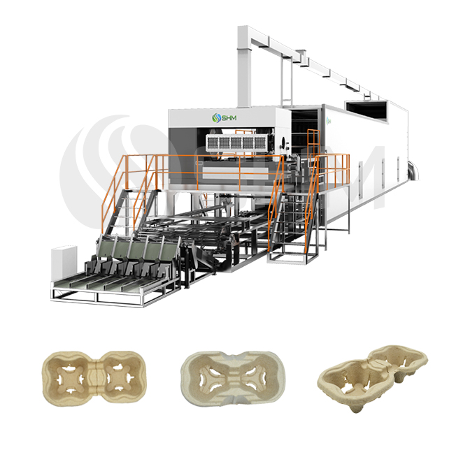 Machine de fabrication de plaques de bagasse