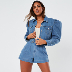 women cropped denim jackets