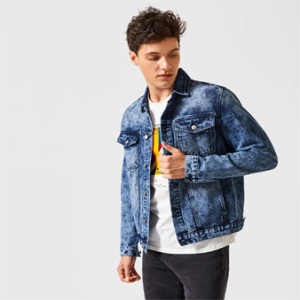 men fashion denim jacket