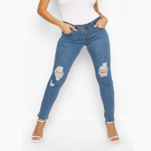 women distressed jeans