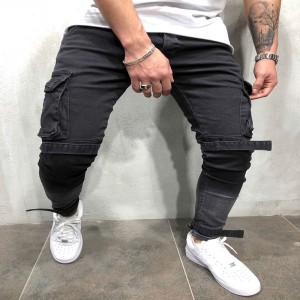  strap men jeans