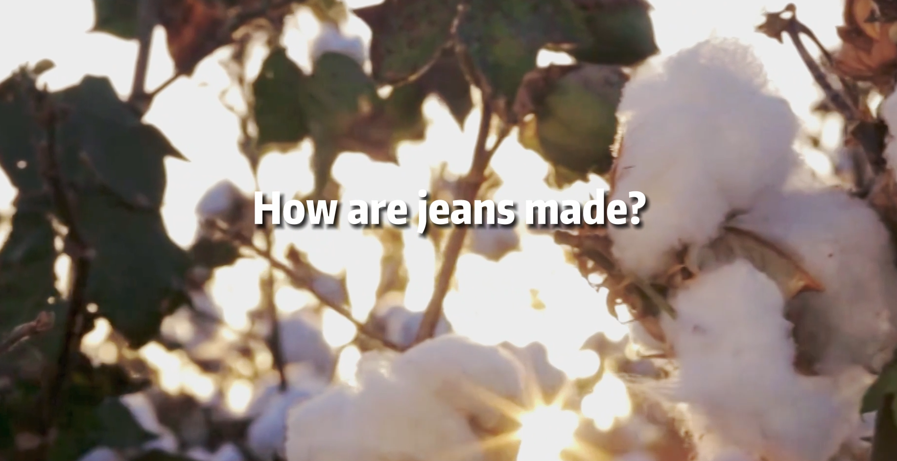 How are jeans made