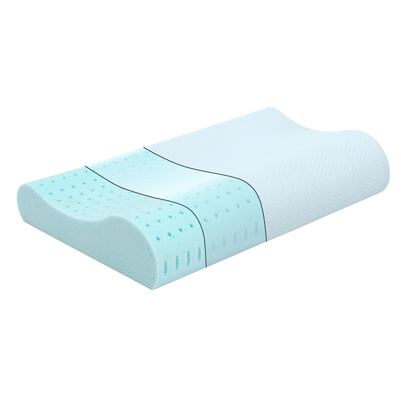 2305-1 Contour Neck Support Pillow with Ventilated Gel Memory Foam