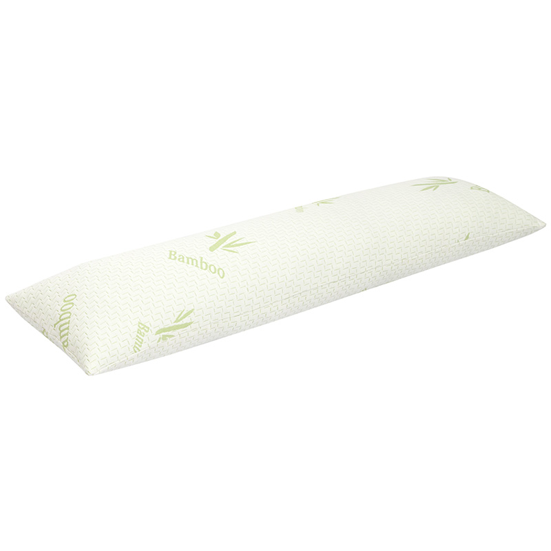 2318-1 Gel-Infused Memory Foam Body Pillow with Bamboo Pillow Cover