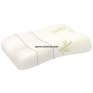 2314-1 Luxurious Contour Memory Foam Pillow with Bamboo Pillowcase