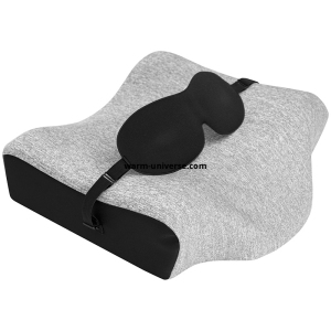 2426 2 in 1 Camping Travel Pillow with Bamboo Charcoal Memory Foam