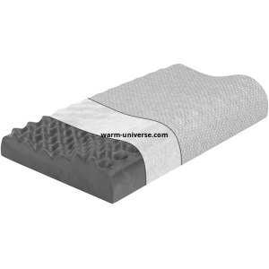 2409 Egg-Crate Charcoal Contour Memory Foam Pillow