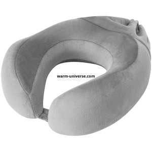2428 Orthopedic Memory Foam Travel Pillow with Self-Storage Bag Design